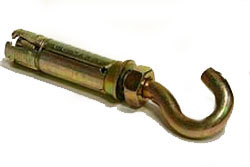 Двухраспорный анкерный болт с полукольцом (крюком) 16х140 мм