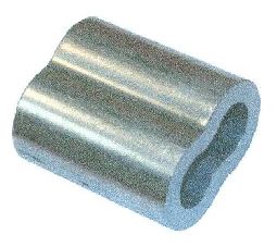 Зажим для стальных канатов алюминиевый 11 мм