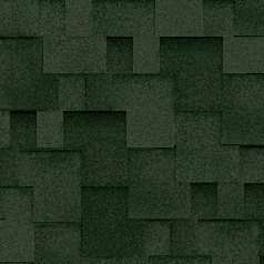 Черепица Shinglas, серия Классик, коллекция КАДРИЛЬ Соната (зеленый)